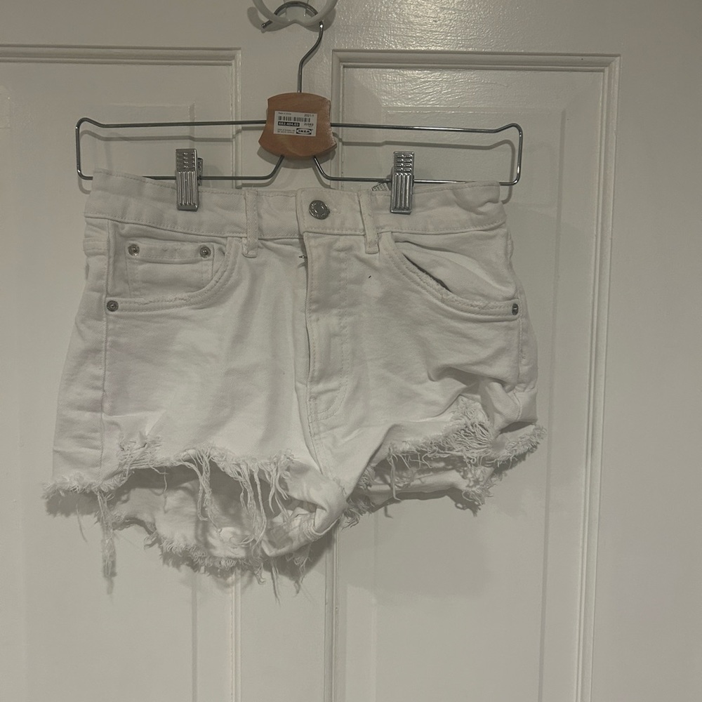 Distressed Jean Shorts